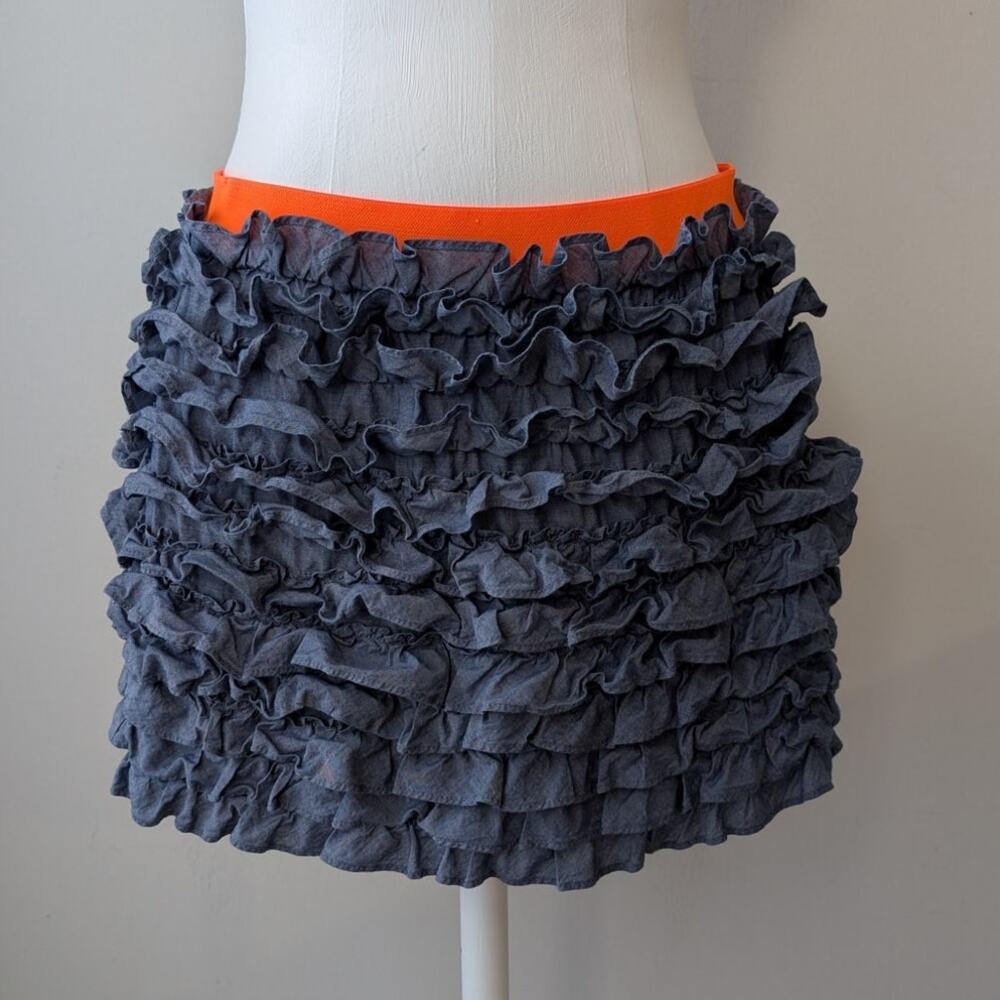 J.Crew 2010 Ruffle Mini Skirt - Picture 2 of 9